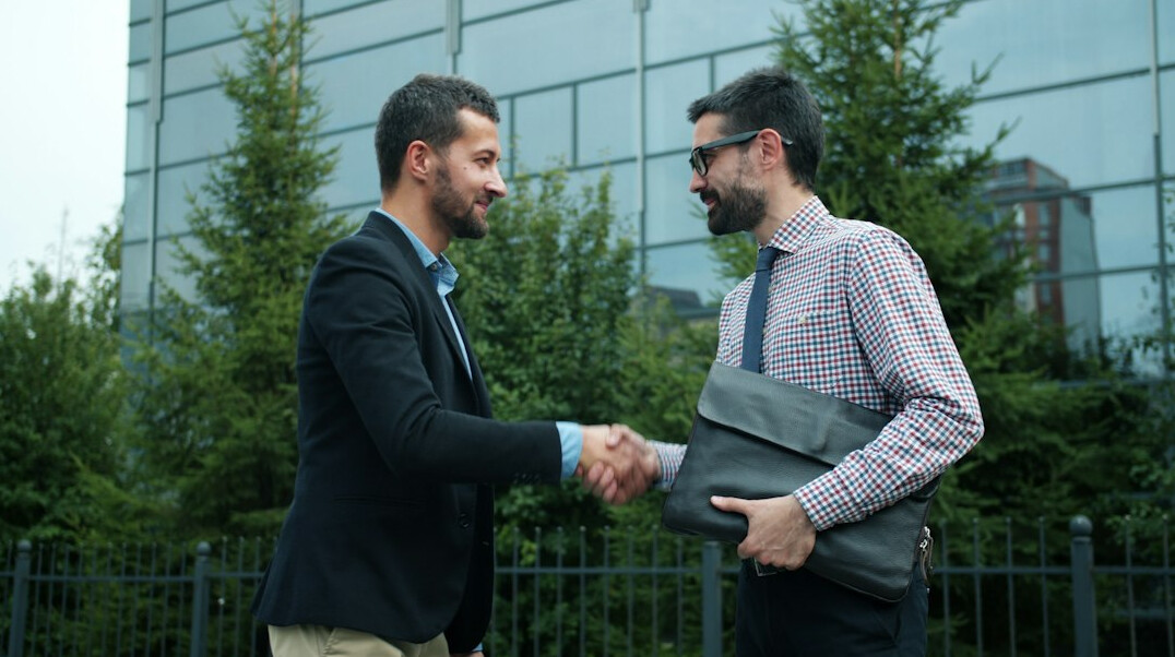 business negotiation handshake