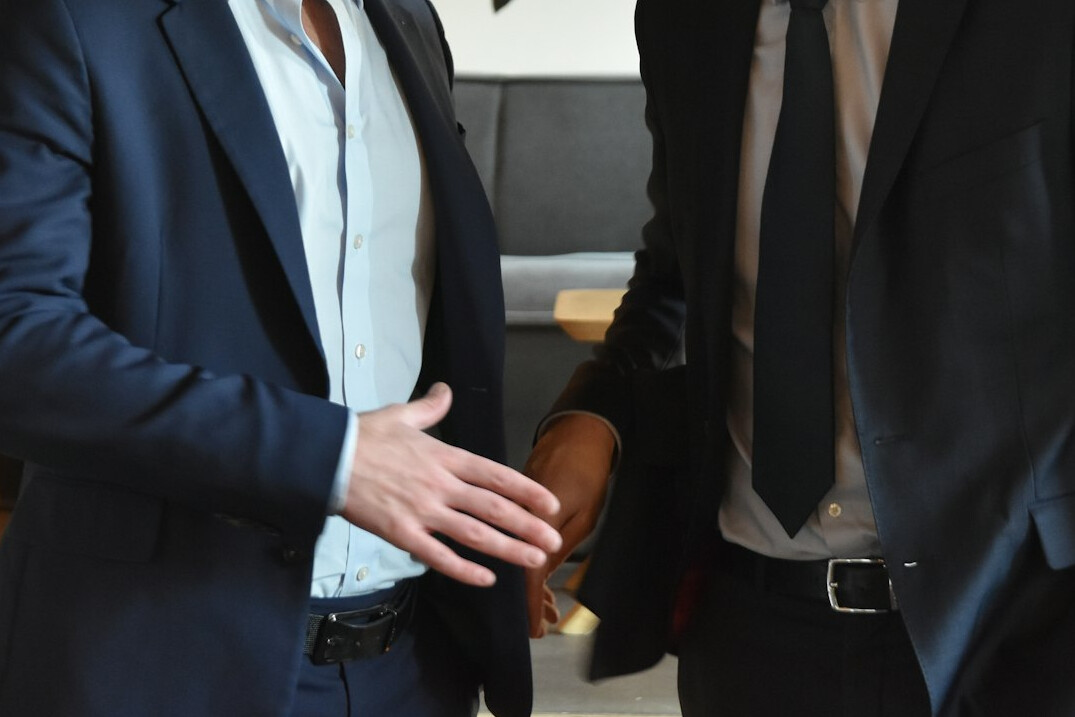 business negotiation handshake